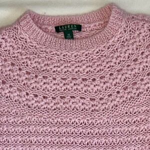 Ralph Lauren pink sweater XS